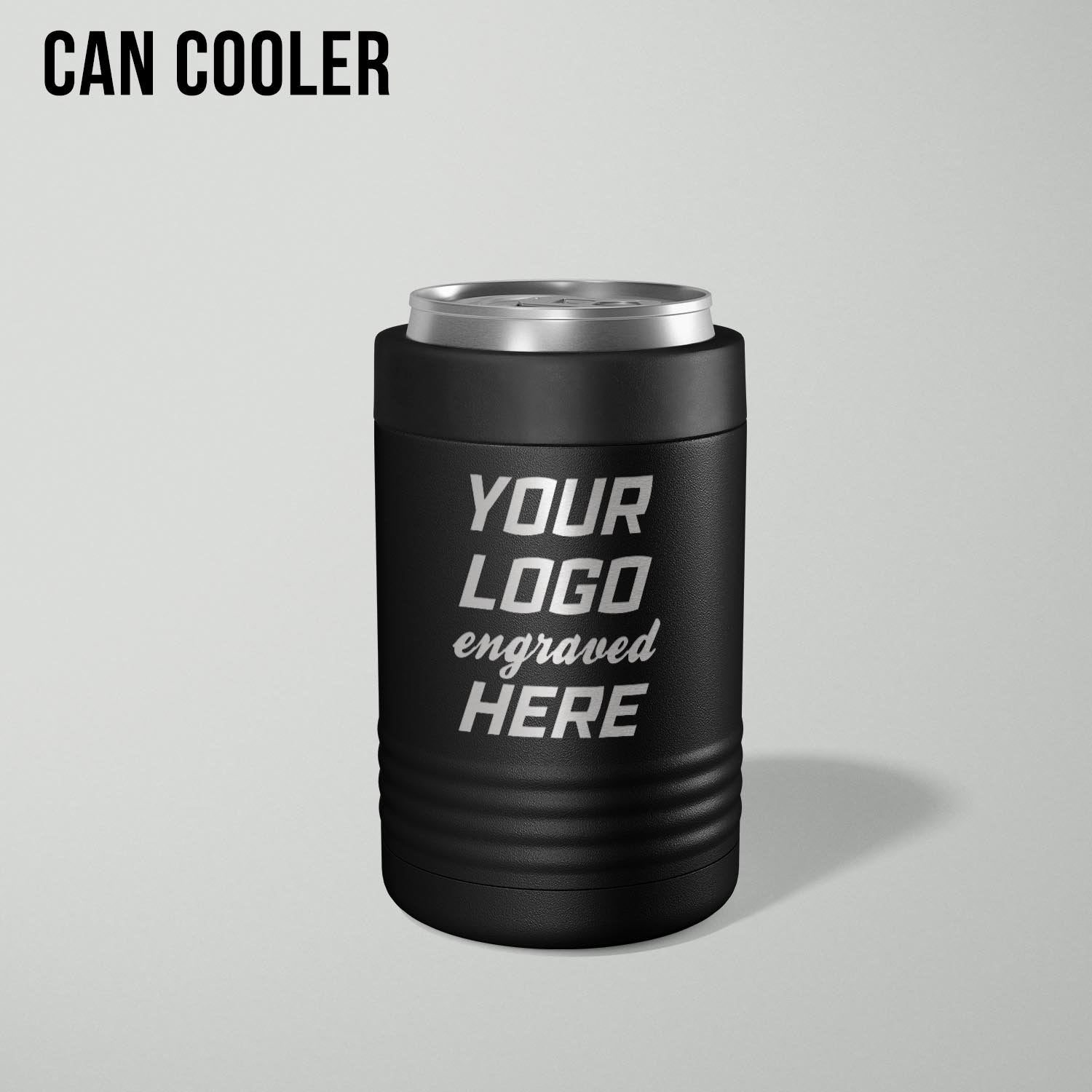 Custom logo stainless vacuum insulated can cooler – area223